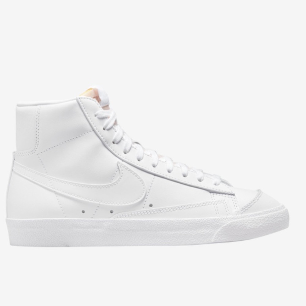Nike Blazer mid 77 white leather 39 euro US 8 women’s high top sneakers - Picture 2 of 11
